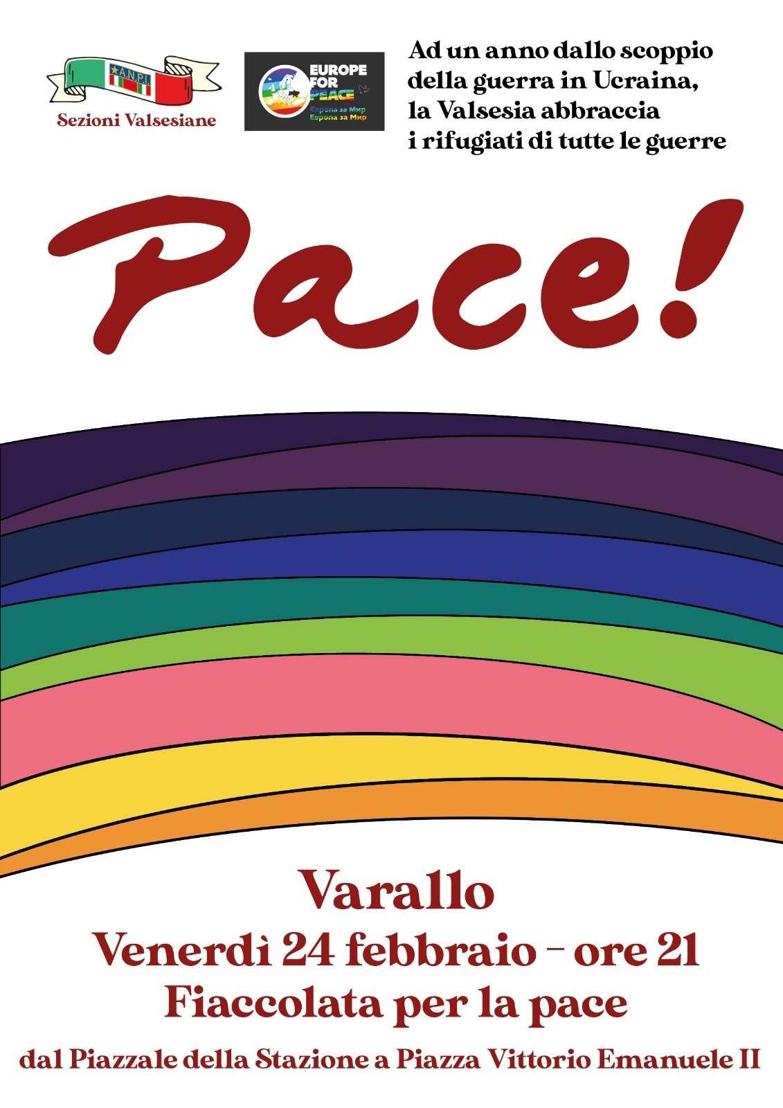 fiaccolata per la Pace